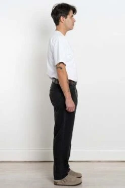 Orslow101 Dads Fit Denim Jeans - Black Stone Wash -Modern Pant Wear Shop 101 Dad s Fit Denim Jeans Black Stone Wash 20231024005711 1