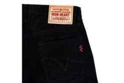 Iron Heart14oz Selvedge Denim Medium High Rise Tapered Jeans - Black -Modern Pant Wear Shop 14oz Selvedge Denim Medium High Rise Tapered Jeans Black Black 20221130205252 1