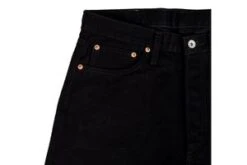 Iron Heart14oz Selvedge Denim Medium High Rise Tapered Jeans - Black -Modern Pant Wear Shop 14oz Selvedge Denim Medium High Rise Tapered Jeans Black Black 20221130205252