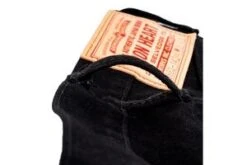 Iron Heart14oz Selvedge Denim Medium High Rise Tapered Jeans - Black -Modern Pant Wear Shop 14oz Selvedge Denim Medium High Rise Tapered Jeans Black Black 20221130205253 3