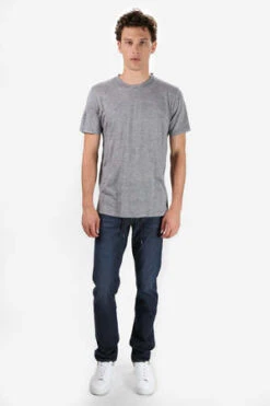 Blue&Cream66 Short Sleeve Tee - Charcoal Melange -Modern Pant Wear Shop 66 Short Sleeve Tee Charcoal Melange 20220810200032