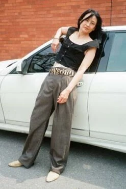 Maryam Nassir ZadehAbdou Trouser - Mare -Modern Pant Wear Shop ABDOU TROUSER IN MARE 20230808145315