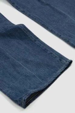 AuraleeSelvedge Faded Light Denim Lightning Effect Pants - Indigo -Modern Pant Wear Shop Auralee Selvedge Faded Light Denim Lightning Effect Pants Indigo 20230602151748