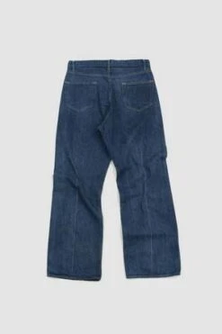 AuraleeSelvedge Faded Light Denim Lightning Effect Pants - Indigo -Modern Pant Wear Shop Auralee Selvedge Faded Light Denim Lightning Effect Pants Indigo 20230602151749