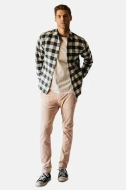 KATOAxe Denit Chino Pant - Beige Pink -Modern Pant Wear Shop Axe Denit Chino Pant Beige Pink 20230522205954 2