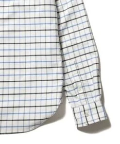 Beams PlusStretch Oxford Tattersall Button Down Shirt - Sax -Modern Pant Wear Shop BEAMS PLUS Stretch Oxford Tattersall Button Down Shirt Sax 20231016213238 2