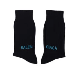 BalenciagaLogo Socks - Black -Modern Pant Wear Shop Balenciaga Black Logo Socks 20211208232216 2