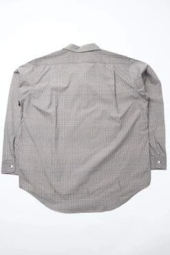 Beams PlusOpen Collar Geometric Print Classic Fit Shirt - Brown -Modern Pant Wear Shop Beams Plus Open Collar Geometric Print Classic Fit BROWN 20210318020201 3