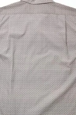 Beams PlusOpen Collar Geometric Print Classic Fit Shirt - Brown -Modern Pant Wear Shop Beams Plus Open Collar Geometric Print Classic Fit BROWN 20210318020202