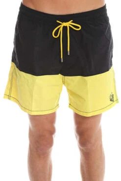 BEN WATTSBen Watts Shark Attack Swim Short - Black/Yellow -Modern Pant Wear Shop Ben Watts Shark Attack Swim Short 20220810212609