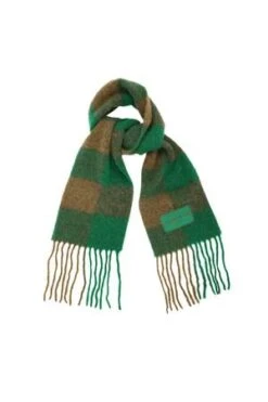 ANDERSSON BELLBilly Check Scarf - Multi Green -Modern Pant Wear Shop Billy New Check Scarf Green 20230927181325 2