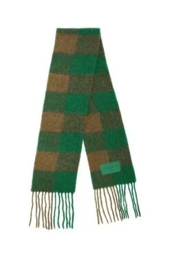 ANDERSSON BELLBilly Check Scarf - Multi Green -Modern Pant Wear Shop Billy New Check Scarf Green 20230927181325 3