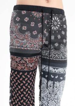 Children Of The DiscordanceChildren Of The Discordance Bandana Patchwork Pants - Black Multi -Modern Pant Wear Shop Black BANDANA PATCHWORK PANTS 20220707060558 2