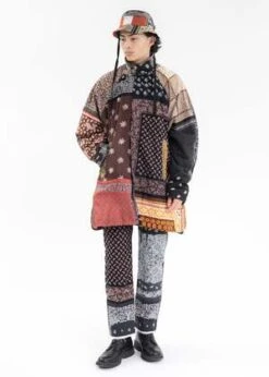 Children Of The DiscordanceChildren Of The Discordance Bandana Patchwork Pants - Black Multi -Modern Pant Wear Shop Black BANDANA PATCHWORK PANTS 20220707060559 2