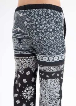 Children Of The DiscordanceChildren Of The Discordance Bandana Patchwork Pants - Black Multi -Modern Pant Wear Shop Black BANDANA PATCHWORK PANTS 20220707060559