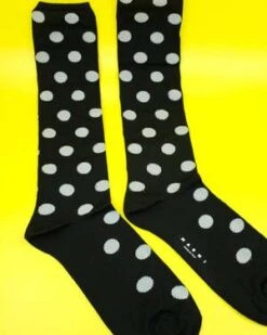 MarniPolka Dots Nylon Socks - Black -Modern Pant Wear Shop Black Polka Dots Nylon Socks 20230925215820 2