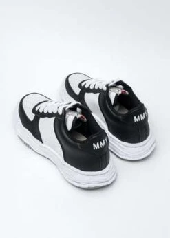 Mihara YasuhiroOG Sole Leather Low-Top Sneaker WAYNE LOW Sneakers - Black/White -Modern Pant Wear Shop Black White OG Sole Leather Low Top Sneaker WAYNE LOW 20221014113254 1