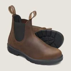 Blundstone1609 Men's Style Chelsea Boots - Antique Brown -Modern Pant Wear Shop Blundstone 1609 Men s Style Chelsea Boots Antique Brown 20230918220402 1