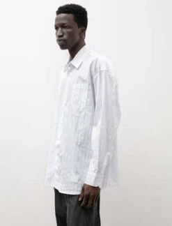 Our LegacyBorrowed Shirt - Blue Sapphire Pinstripe -Modern Pant Wear Shop Borrowed Shirt Blue Sapphire Pinstripe 20230207084500