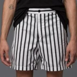 Carlos CamposCargo Pocket Shorts - Black/White Stripe -Modern Pant Wear Shop Carlos Campos Cargo Pocket Shorts Black White Stripe 20180419024629 1
