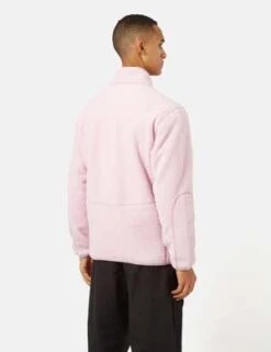 Carrier GoodsBorg Zip Through Fleece Jacket - Rose -Modern Pant Wear Shop Carrier Goods Borg Zip Through Fleece Jacket Rose 20221029040738 1