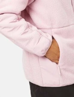 Carrier GoodsBorg Zip Through Fleece Jacket - Rose -Modern Pant Wear Shop Carrier Goods Borg Zip Through Fleece Jacket Rose 20221029040738 2