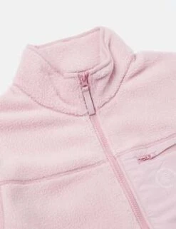 Carrier GoodsBorg Zip Through Fleece Jacket - Rose -Modern Pant Wear Shop Carrier Goods Borg Zip Through Fleece Jacket Rose 20221029040740 1