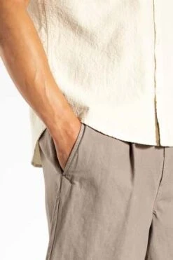 Norse ProjectsChristopher Cotton Linen Short - Warm Grey -Modern Pant Wear Shop Christopher Cotton Linen Short Warm Grey 20220316101054 1