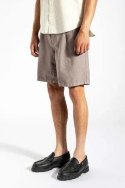 Norse ProjectsChristopher Cotton Linen Short - Warm Grey -Modern Pant Wear Shop Christopher Cotton Linen Short Warm Grey 20220316101055