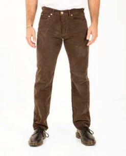 PRESIDENTSCliff P S Diagonal Cord Pants - Brown