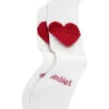 DoubletRed Heart Heel Socks - White -Modern Pant Wear Shop Doublet Red heart heel white socks 20221027081233