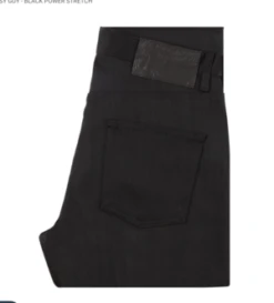 Naked & FamousEasy Guy Power Stretch Denim - Black