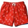 MilworksEasy Swim Trunk - Coral/Nautical Print -Modern Pant Wear Shop Easy Swim Trunk Coral Nautical Print 20210409204621