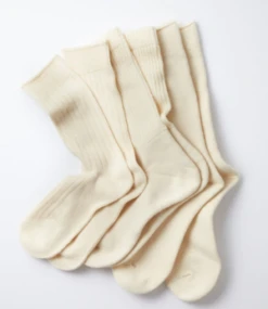 RototoOrganic Cotton Daily 3 Pack Socks - Ecru -Modern Pant Wear Shop Ecru Organic Cotton Daily 3 Pack Socks 20231006220135 1