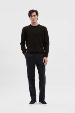 Norse ProjectsEzra Relaxed Cotton Wool Twill Trousers - Dark Navy