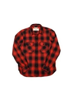 Rogue TerritoryField Shirt - Red Herringbone Plaid