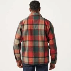 Totem Brand Co.Filson Men's Seattle Wool Jac-Shirt - Amber/Spruce Plaid -Modern Pant Wear Shop Filson Men s Seattle Wool Jac Shirt Amber Spruce Plaid 20231028185118