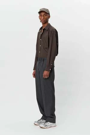 MfpenFormal Trousers - Grey Pinstripe 6 MfpenFormal Trousers - Grey Pinstripe - Image 4