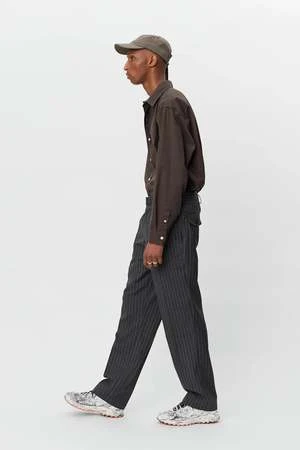 MfpenFormal Trousers - Grey Pinstripe 5 MfpenFormal Trousers - Grey Pinstripe - Image 3
