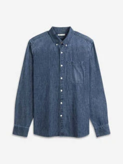 O.N.SFulton Indigo Twill Shirt - Indigo