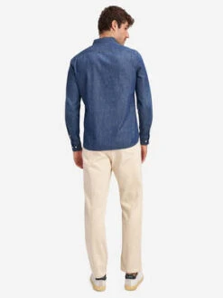 O.N.SFulton Indigo Twill Shirt - Indigo -Modern Pant Wear Shop Fulton Indigo Twill Shirt 20230906164534 2