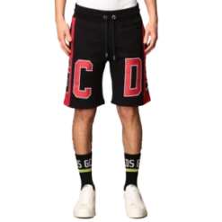 GCDSUltra Logo Men CC94M031011-02 Shorts - Black/Red