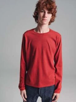 Gabriela Coll GarmentsNo. 87 Salt Wash Long Sleeve T-Shirt - Umber