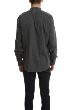 Massimo AlbaMassmio Alba Priest Collared Shirt - Graphite -Modern Pant Wear Shop Graphite Massmio Alba Priest Collared Shirt 20220811072407 2