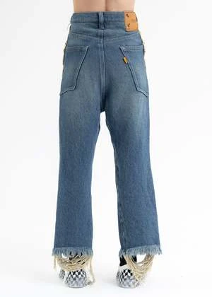 DoubletINDIGO X1.5 RESIZED DENIM PANTS - Indigo 7 DoubletINDIGO X1.5 RESIZED DENIM PANTS - Indigo - Image 5