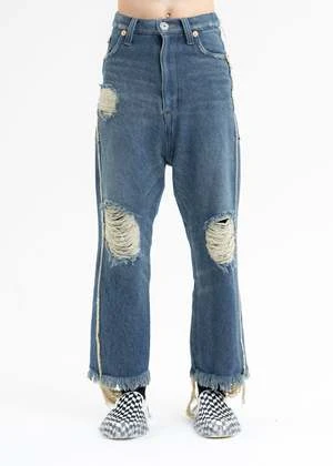 DoubletINDIGO X1.5 RESIZED DENIM PANTS - Indigo 5 DoubletINDIGO X1.5 RESIZED DENIM PANTS - Indigo - Image 3