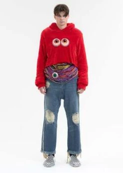 DoubletINDIGO X1.5 RESIZED DENIM PANTS - Indigo