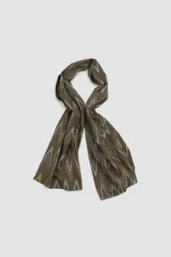 Beams PlusIkat Stole - Olive -Modern Pant Wear Shop Ikat Stole Olive 20230518125207 2