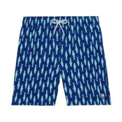 Tom & TeddySWIM SHORTS - Ink Blue/Green Sardines -Modern Pant Wear Shop Ink Blue Green Sardines 20210603120924 1