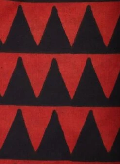 KardoRonen Long Sleeve Shirt - Red Triangle Block Print -Modern Pant Wear Shop Kardo Ronen Long Sleeve Shirt BP106 Red Triangle Block Print 20230927050848 3